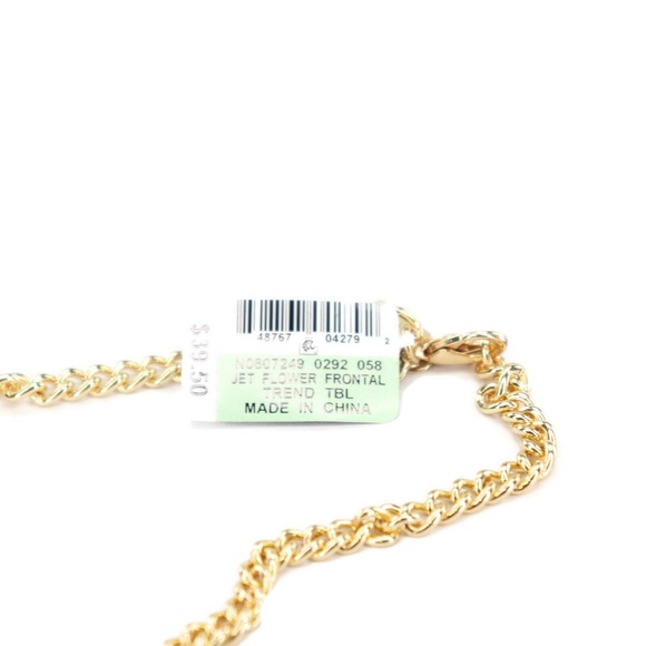 Inc Internat. Concepts GoldTone Black Stone - Picture 3 of 5